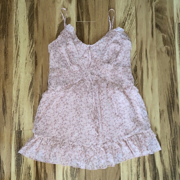 Pink Ruffle Dress - Picture 2 of 3